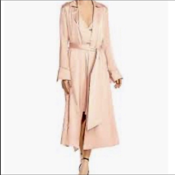 Haute Hippie Dresses & Skirts - Haute hippie viana drapey trench coat dress size S
